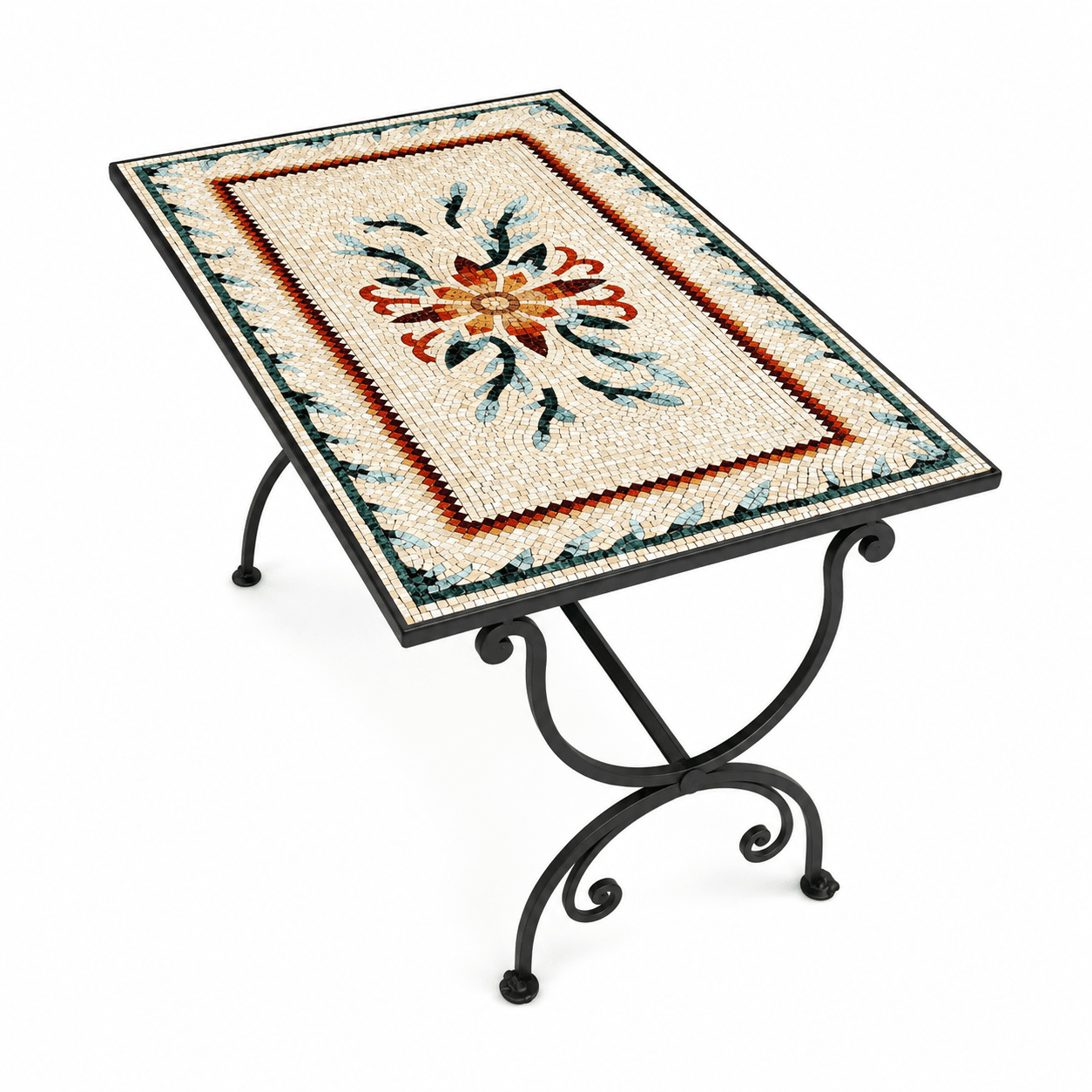 Grande table mosaique